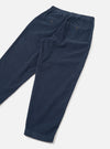 Dark Navy Cord Pleated Track Pant