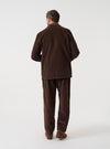 Cacao Cord Three Button Jacket
