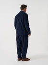 Dark Navy Cord Three Button Jacket