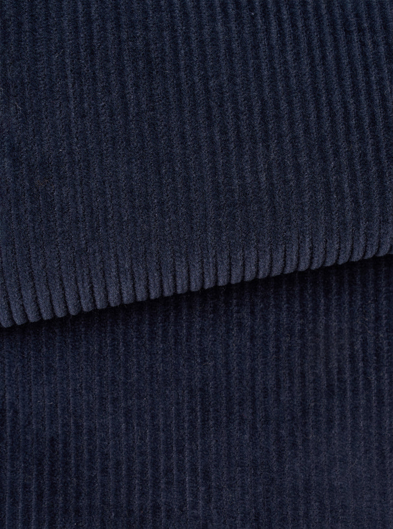 Dark Navy Cord Three Button Jacket