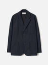 Dark Navy Dublin Wool Mix Two Button Jacket