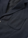 Dark Navy Dublin Wool Mix Two Button Jacket