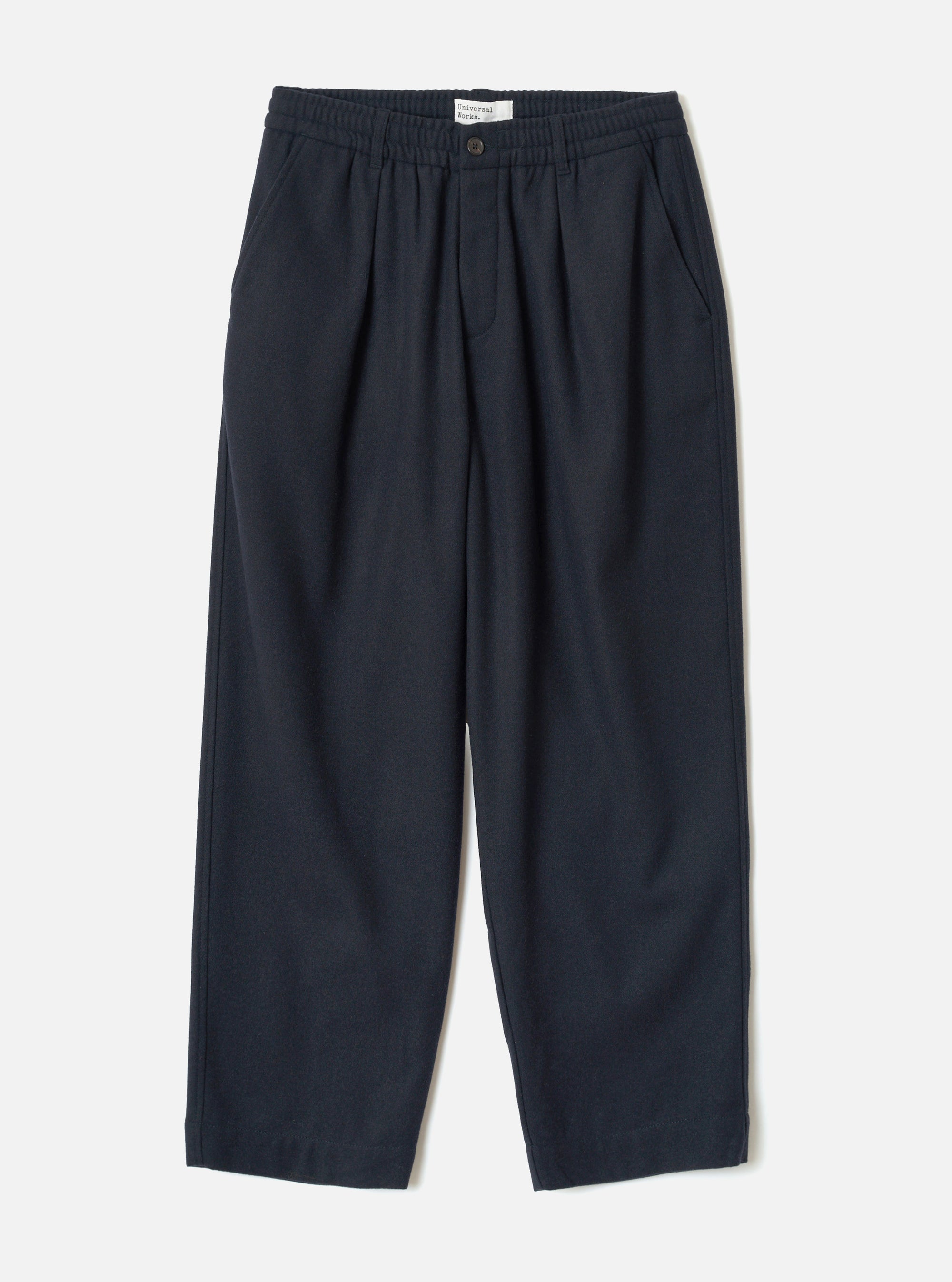 Dark Navy Dublin Wool Mix Oxford Pant