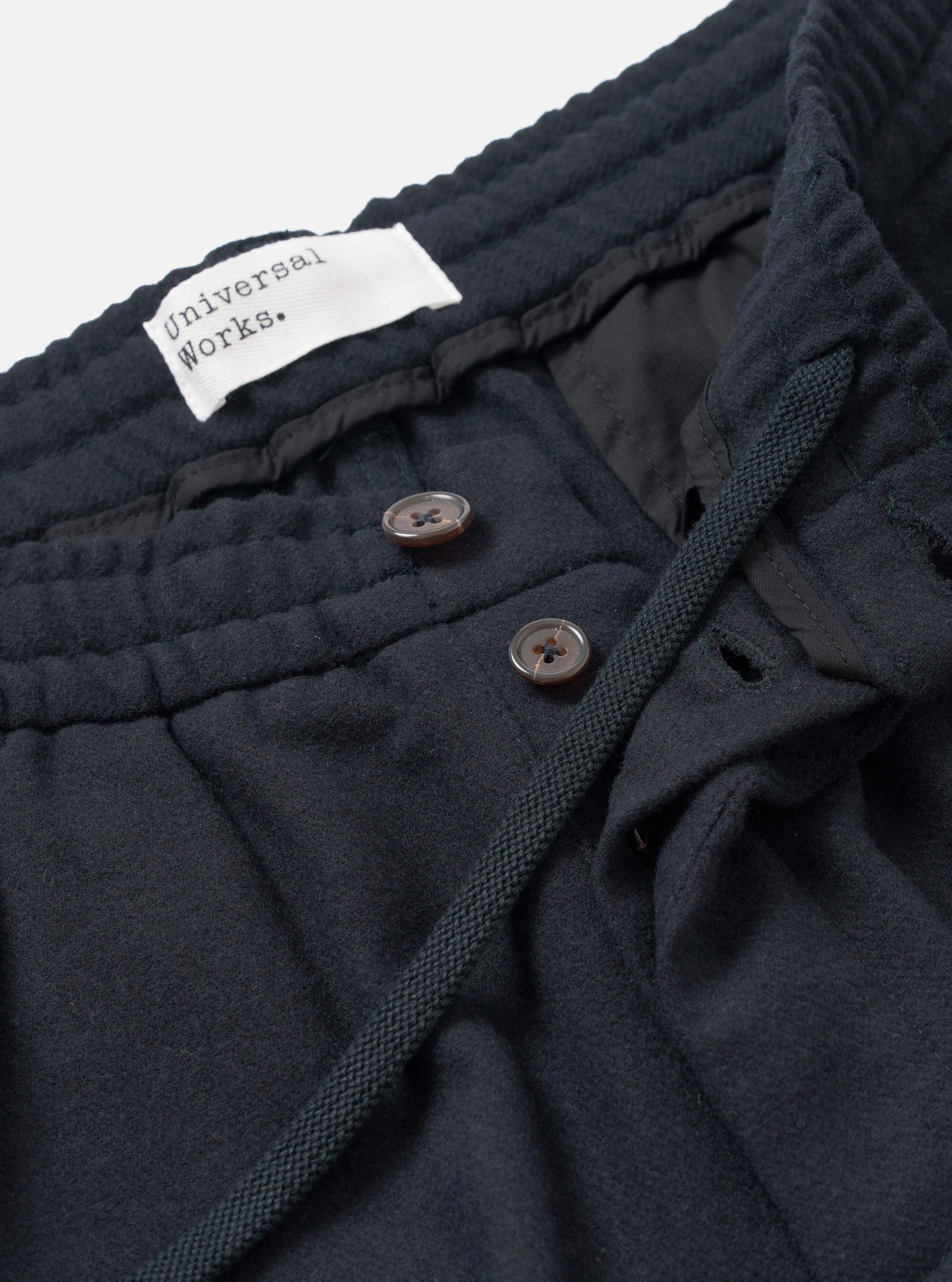 Dark Navy Dublin Wool Mix Oxford Pant