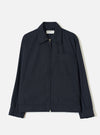 Dark Navy Dublin Wool Mix Rose Bowl Jacket