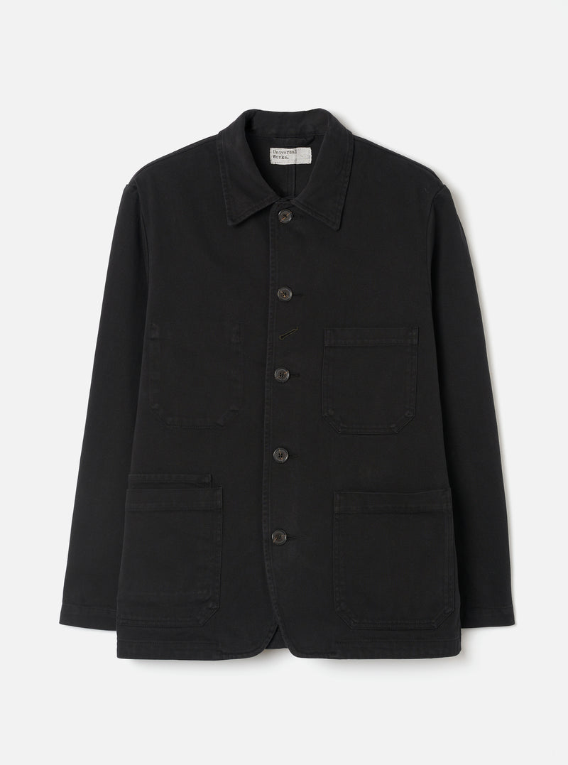 Black Dexter Twill OG Bakers Chore Jacket