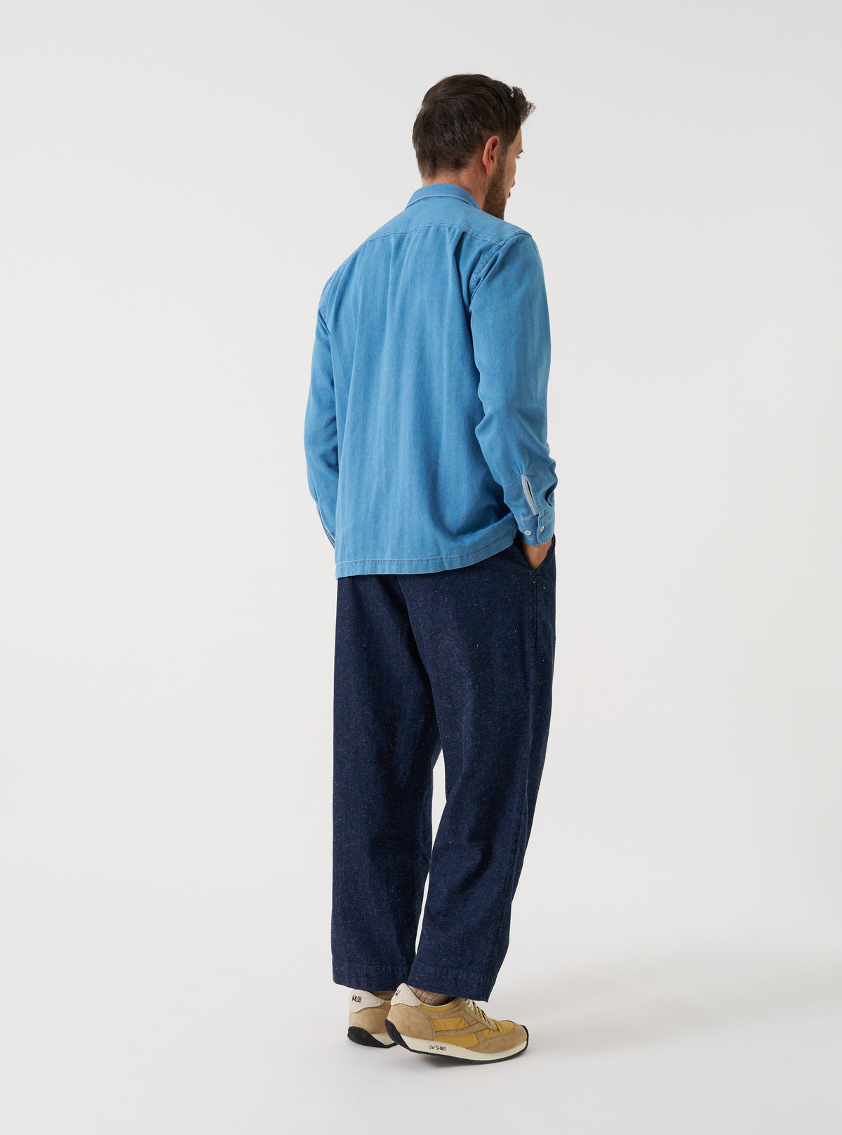 Indigo Future Denim Oxford Pant