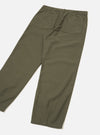 Olive Slub Sateen Utility Pant