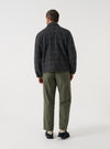 Olive Slub Sateen Utility Pant