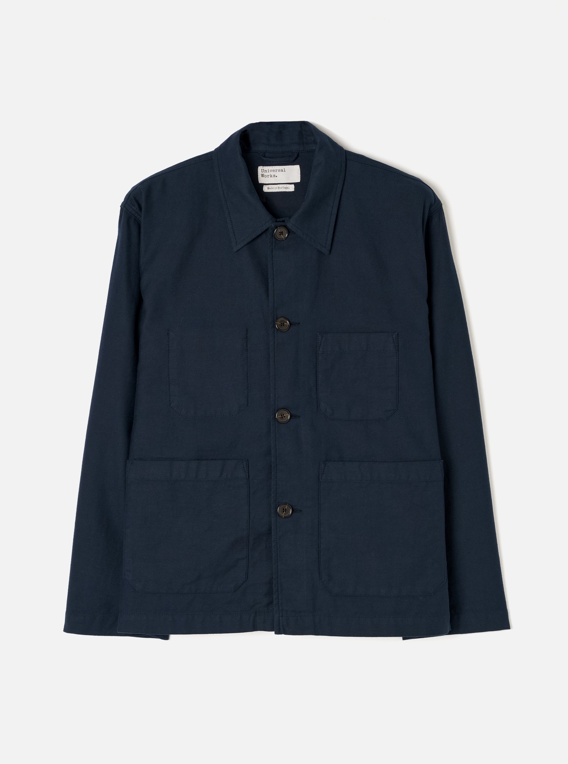 Men's Navy Slub Sateen Ives Jacket – Universal Works