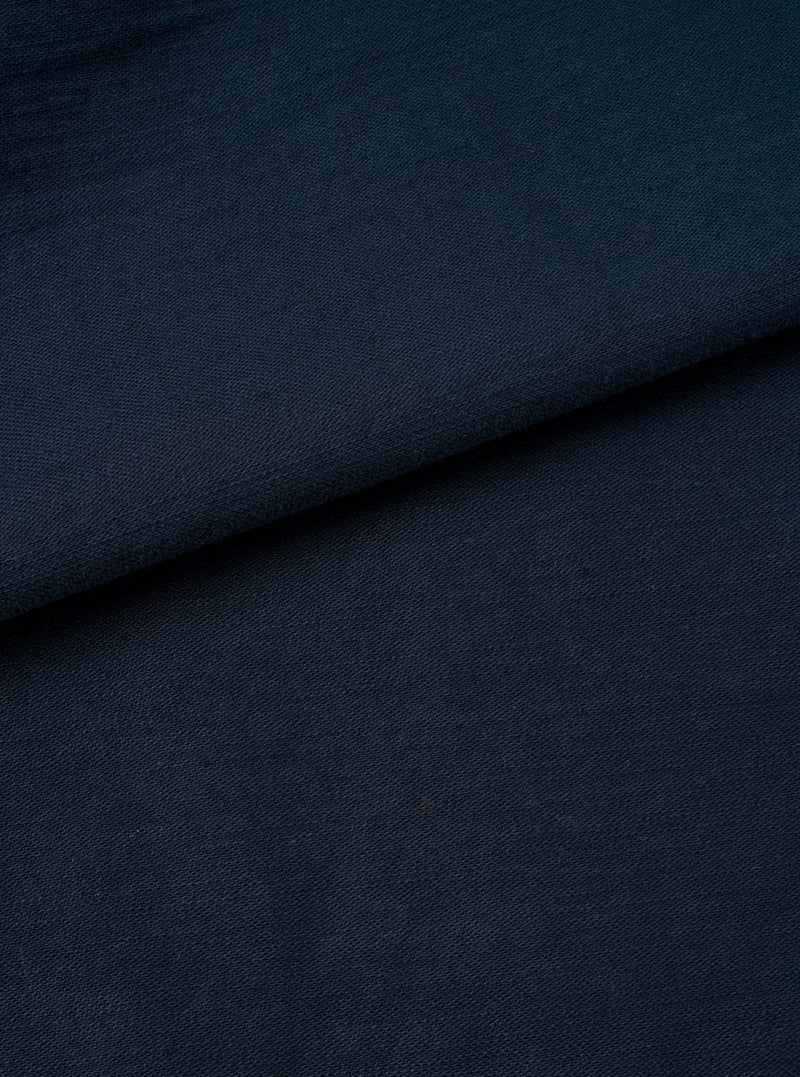 Navy Slub Sateen Ives Jacket