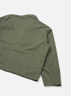 Olive Slub Sateen Ives Jacket