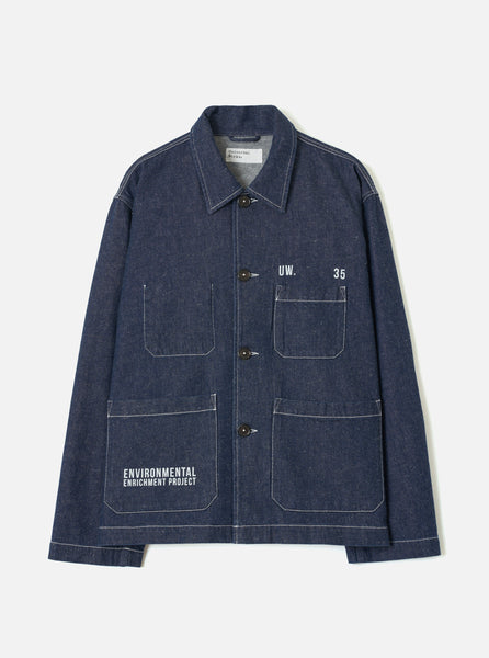 Men's Indigo Future Denim Ives Jacket – Universal Works