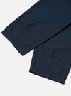 Navy Slub Sateen Loose Fatigue Pant