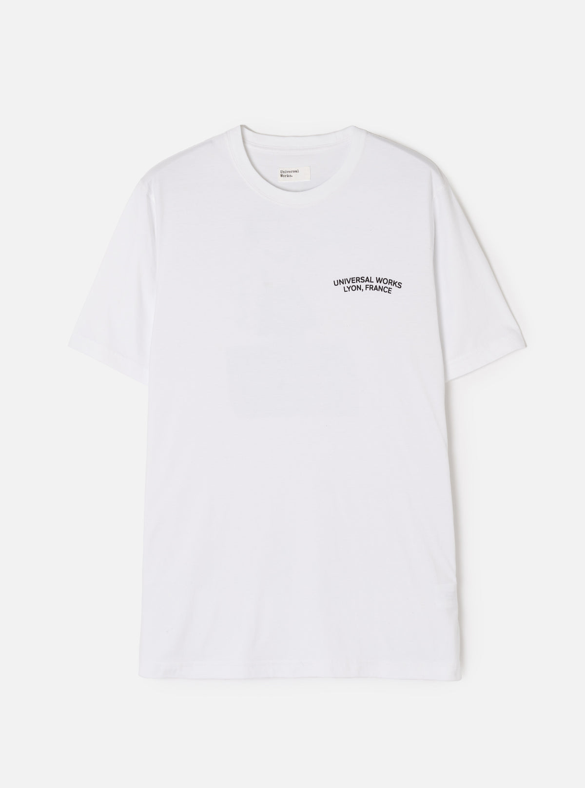 UW Lyon White Single Jersey Print Tee