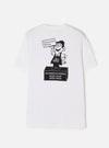 UW Lyon White Single Jersey Print Tee
