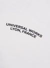 UW Lyon White Single Jersey Print Tee