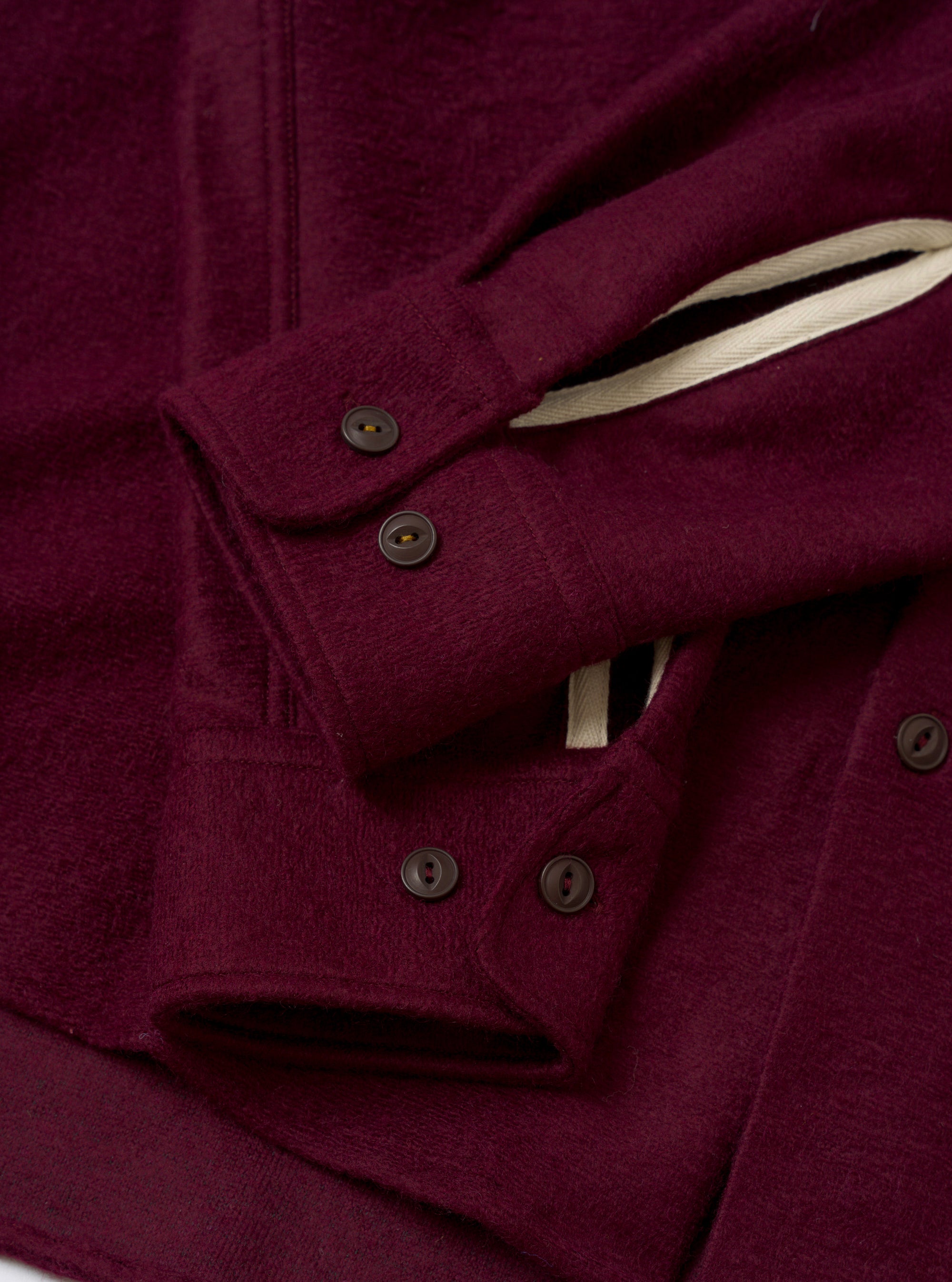 Dark Red Dam Marl Work Shirt