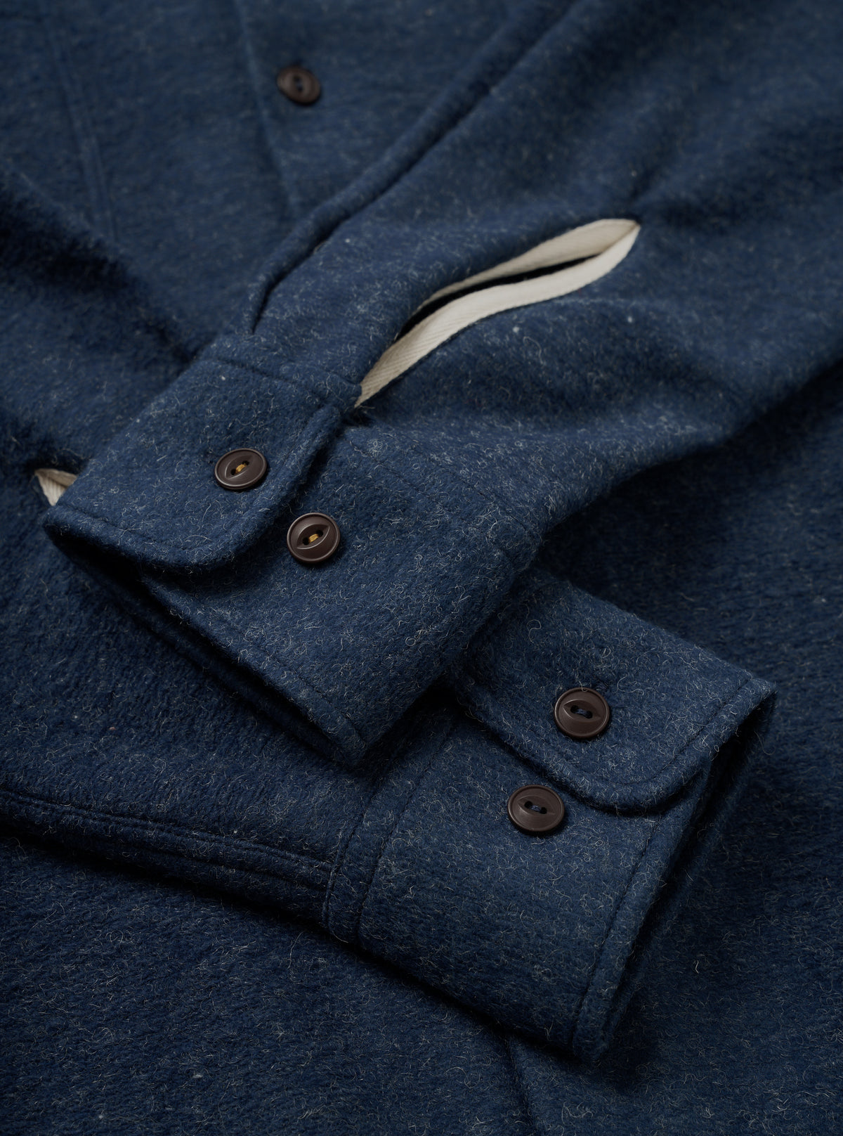 Navy Dam Marl Work Shirt