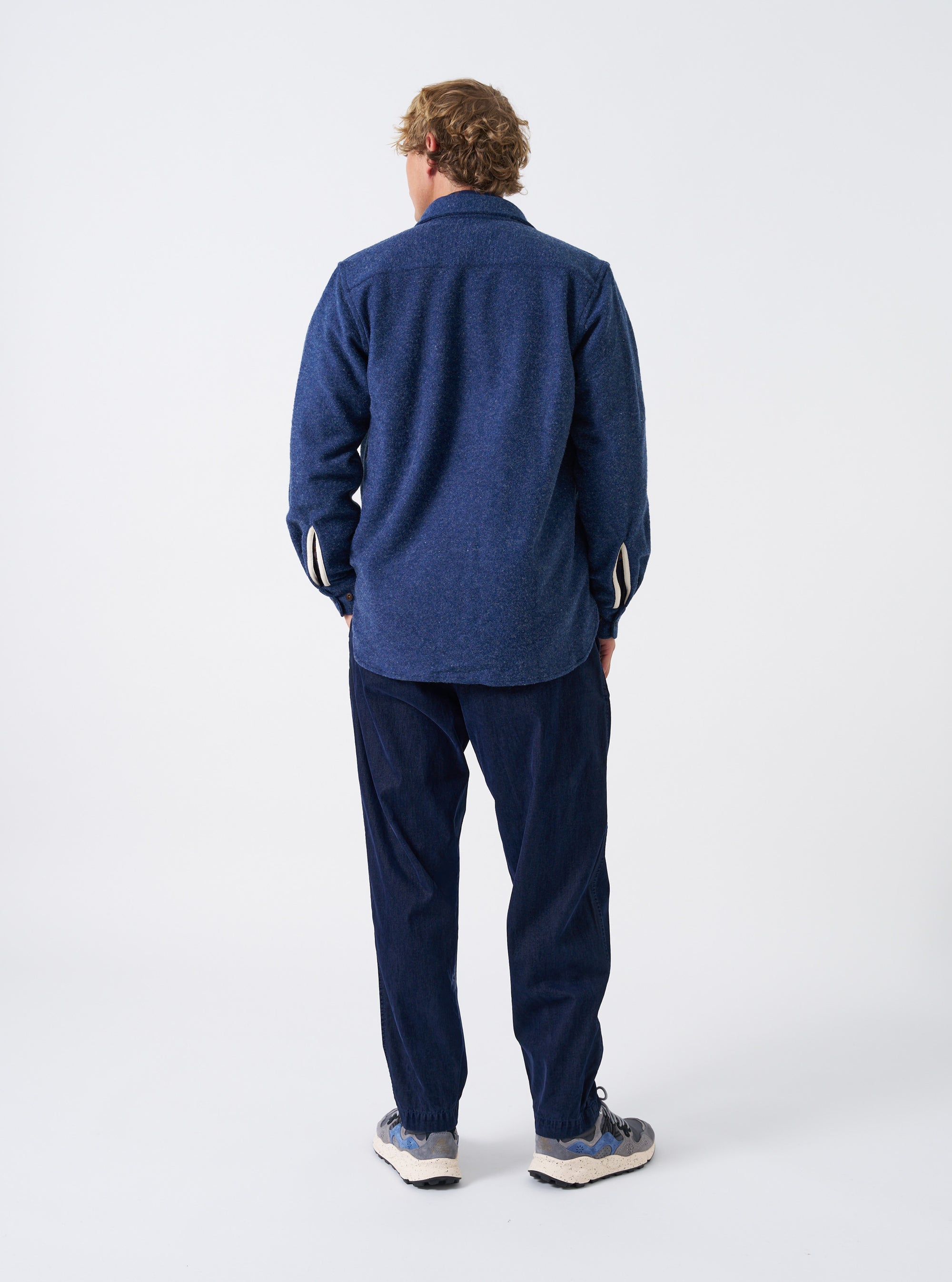 Navy Dam Marl Work Shirt