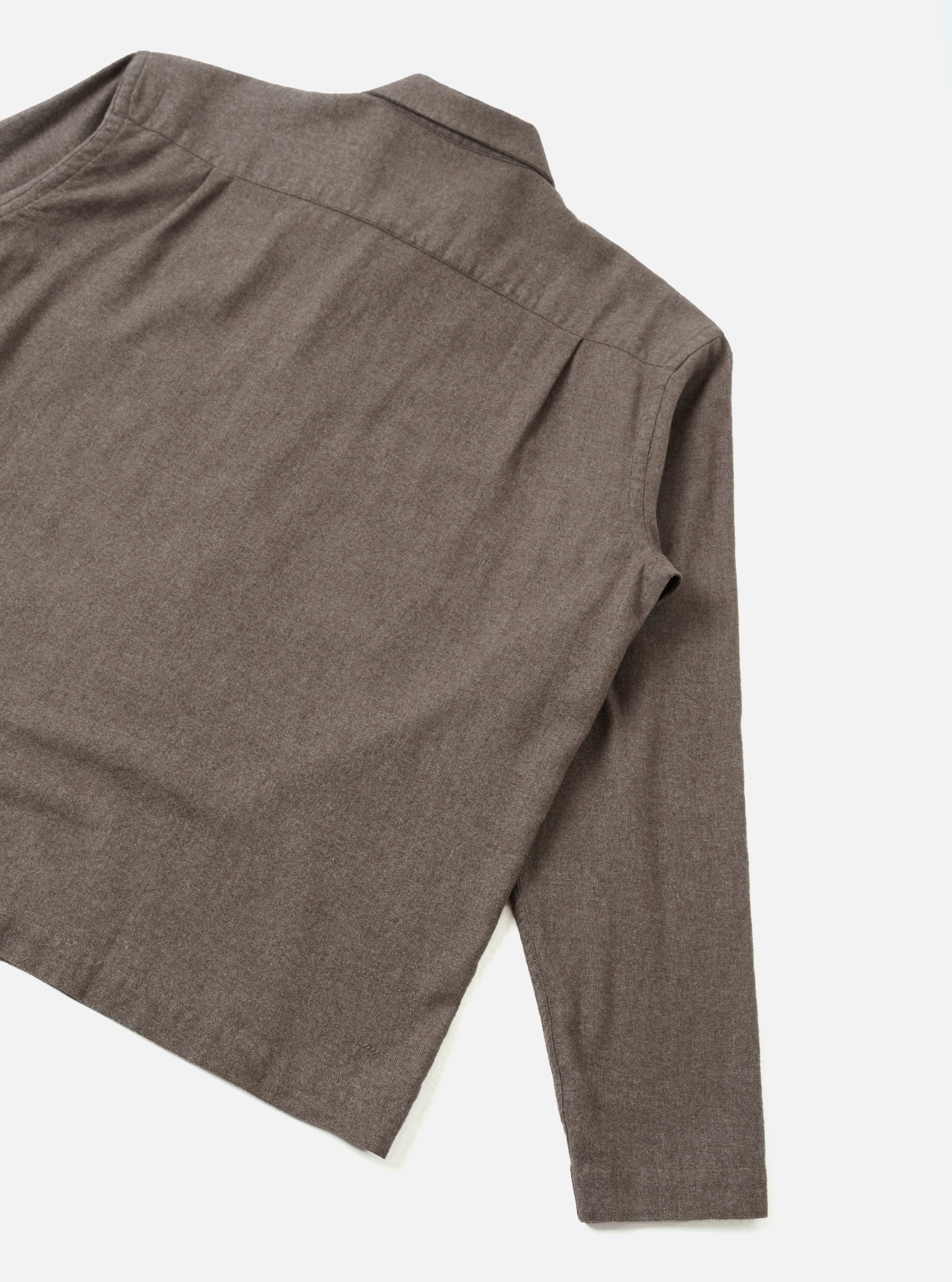 Men's Brown Monty Cotton Tencel Zip Shirt – Universal Works