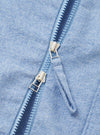 Sky Blue Monty Cotton Tencel Zip Shirt