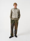 Olive Monty Cotton Tencel Standard Shirt