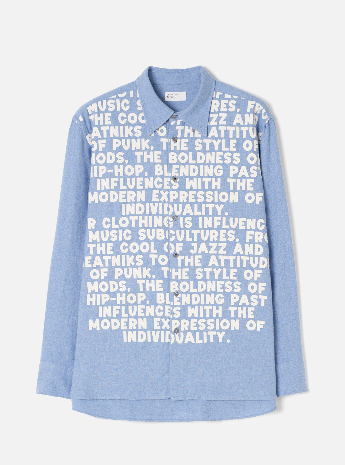 Sky Blue Monty Cotton Tencel Standard Shirt