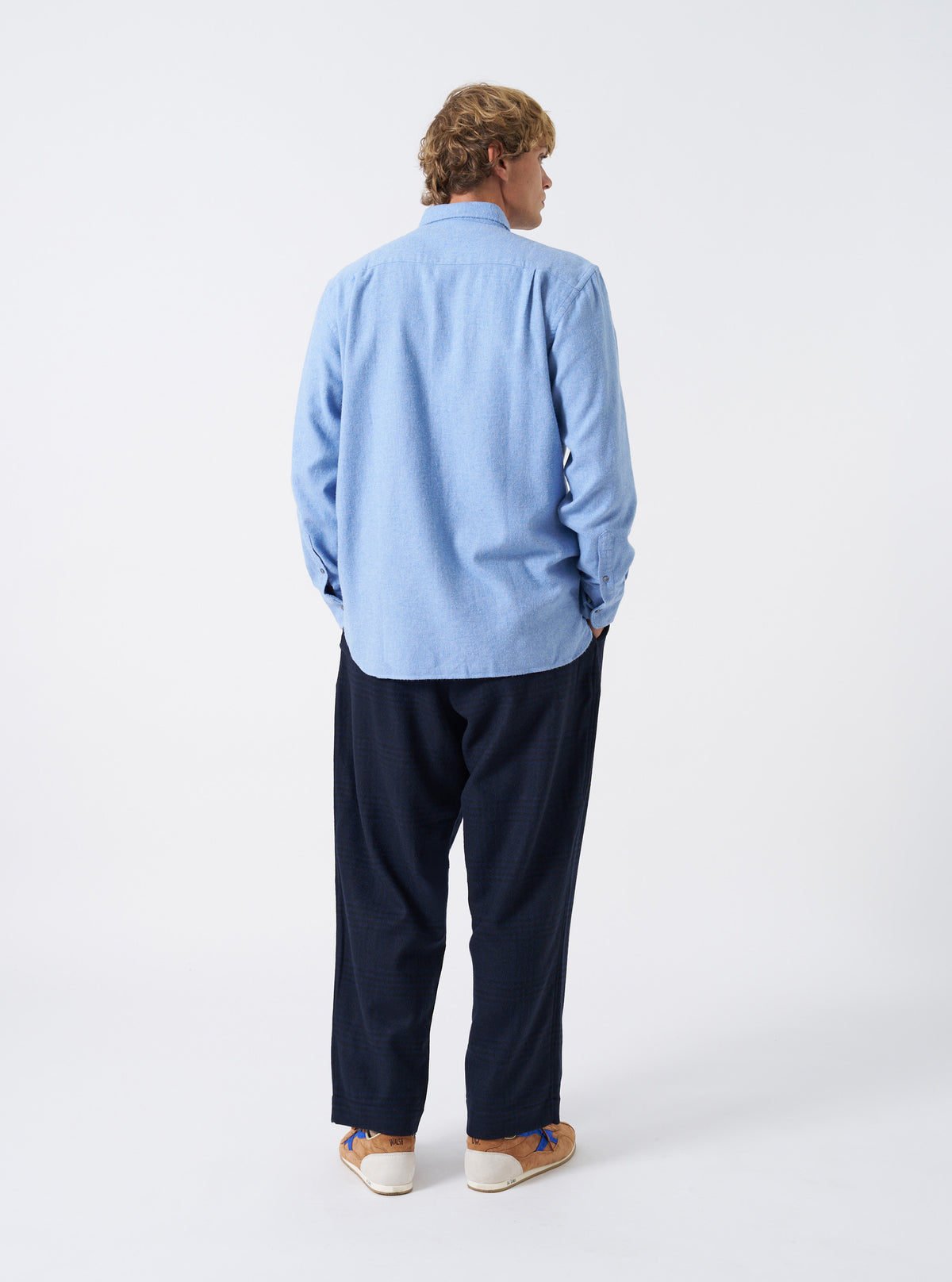 Sky Blue Monty Cotton Tencel Standard Shirt