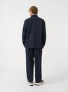 Navy Airline Flannel Travail Overshirt