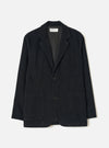 Black Cat Cord Two Button Jacket