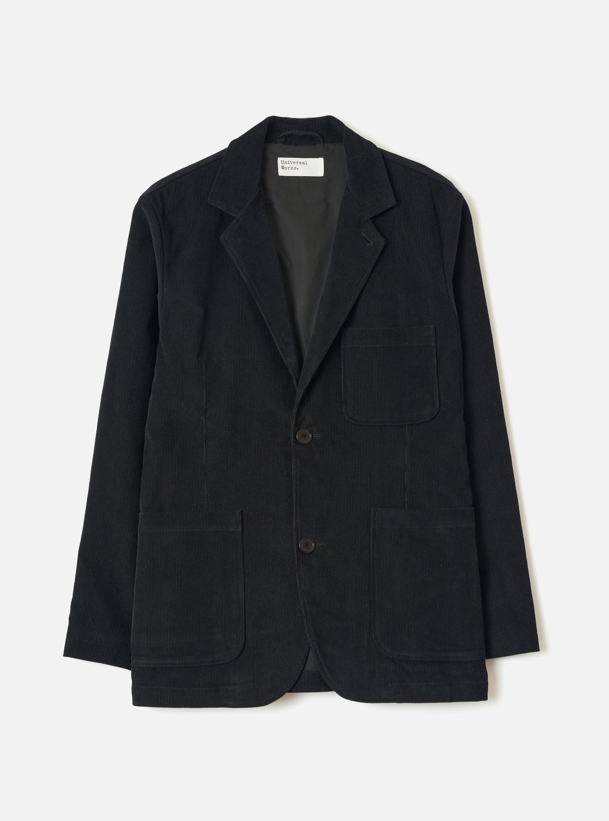 Black Cat Cord Two Button Jacket