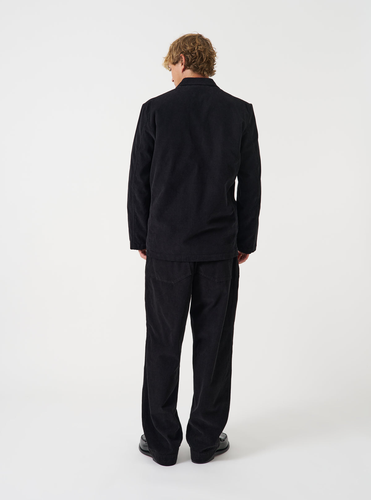 Black Cat Cord Two Button Jacket