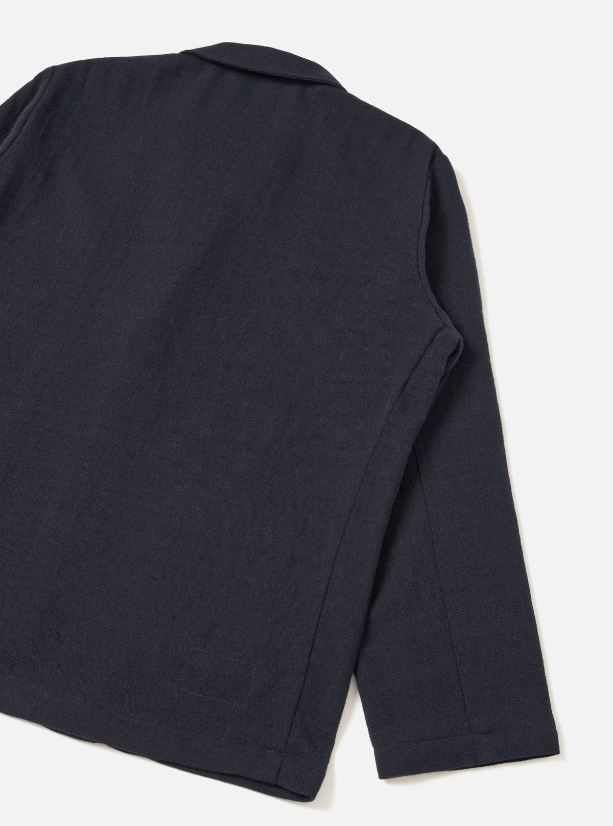 Dark Navy Robin Wool Mix Two Button Jacket