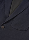 Dark Navy Robin Wool Mix Two Button Jacket