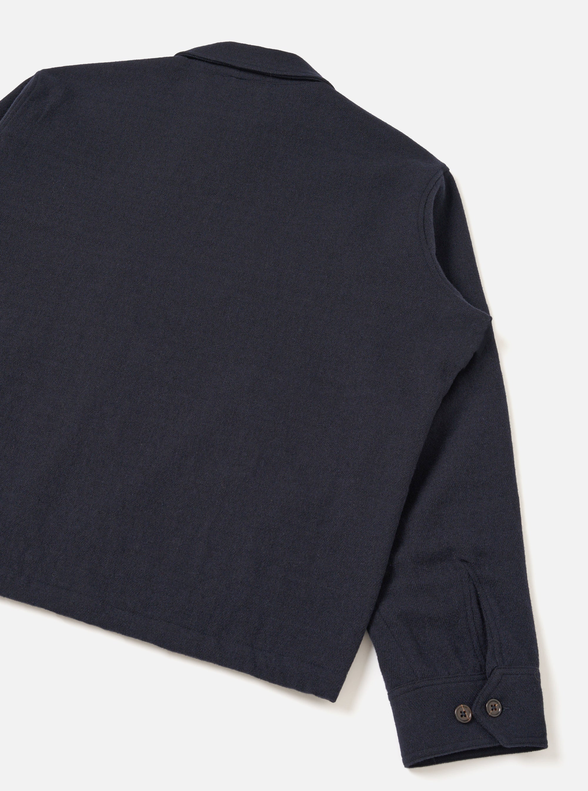 Dark Navy Robin Wool Mix Club Jacket
