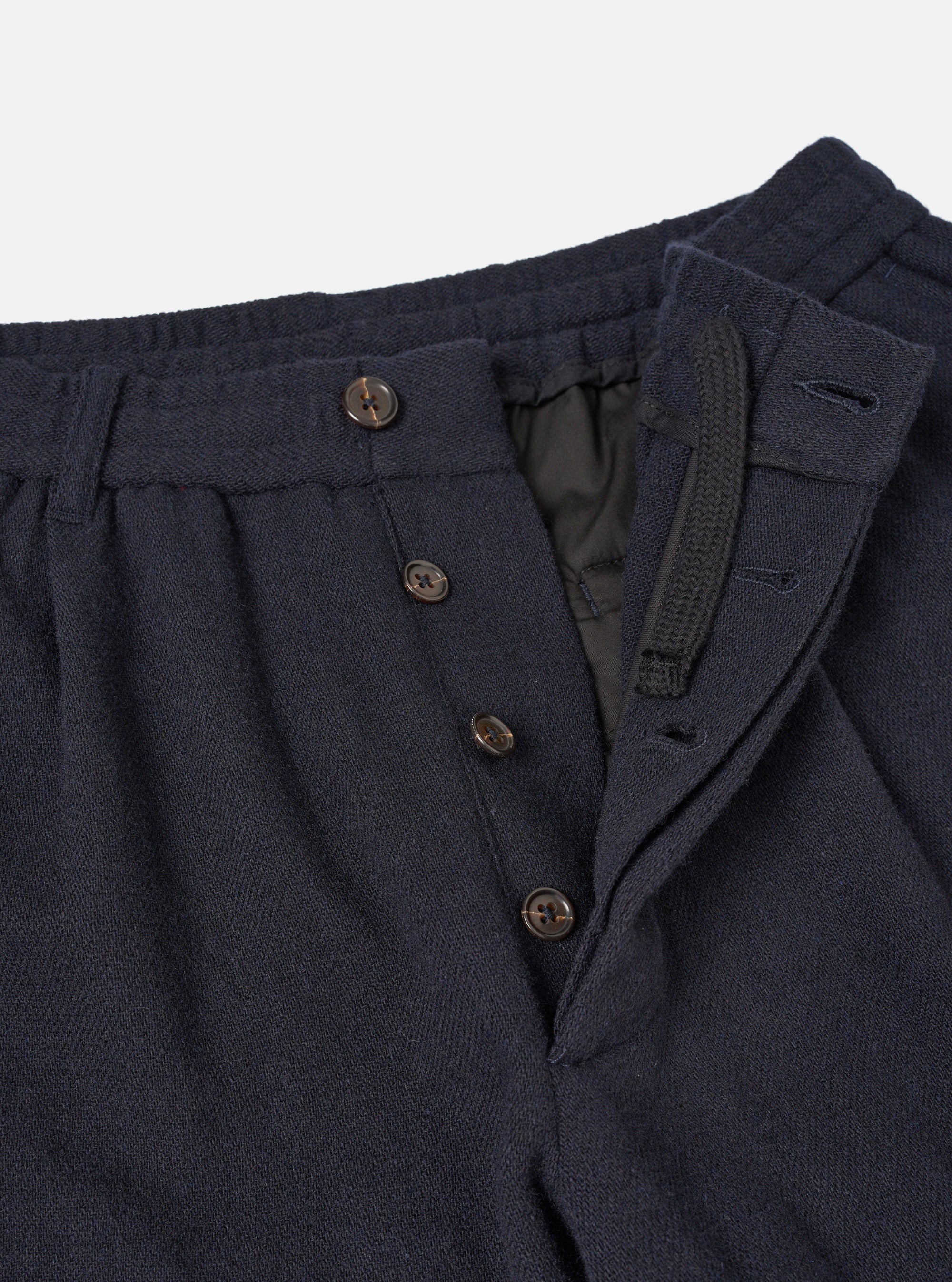Dark Navy Robin Wool Mix Lindberg Pant