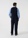 Dark Navy Robin Wool Mix JJ Waistcoat