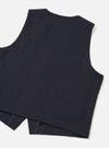 Dark Navy Robin Wool Mix JJ Waistcoat