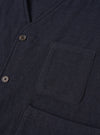 Dark Navy Robin Wool Mix JJ Waistcoat