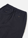 Dark Navy Robin Wool Mix Pleated Track Pant