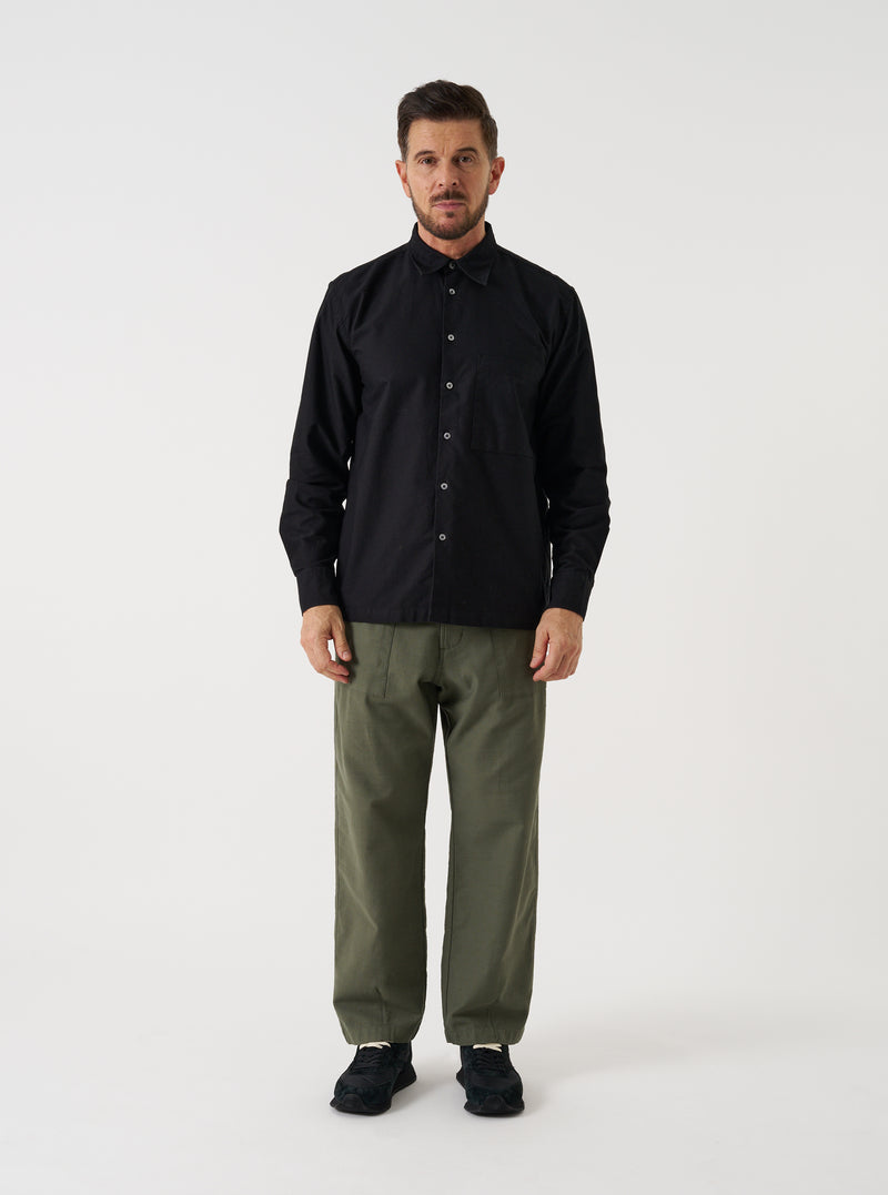 Black R.Oxford Lucky Shirt