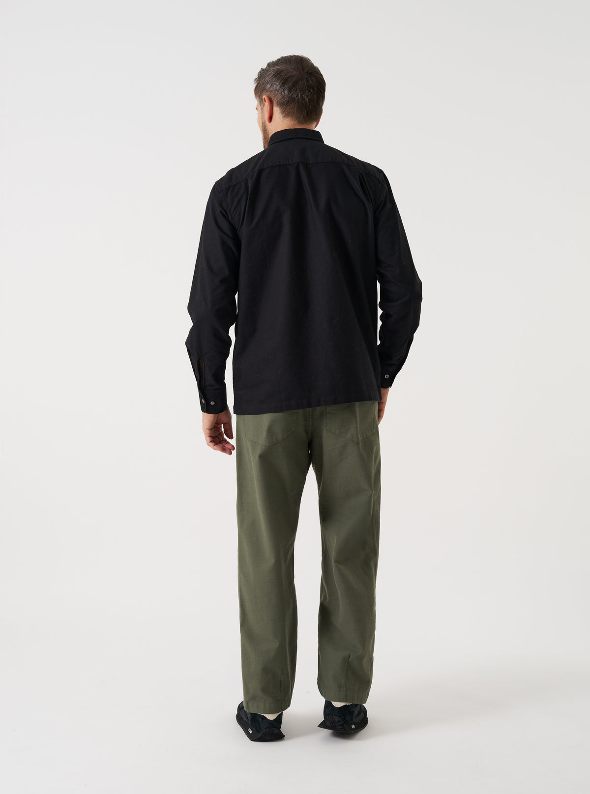Black R.Oxford Lucky Shirt