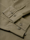 Olive Slub Shirting Fatigue Shirt