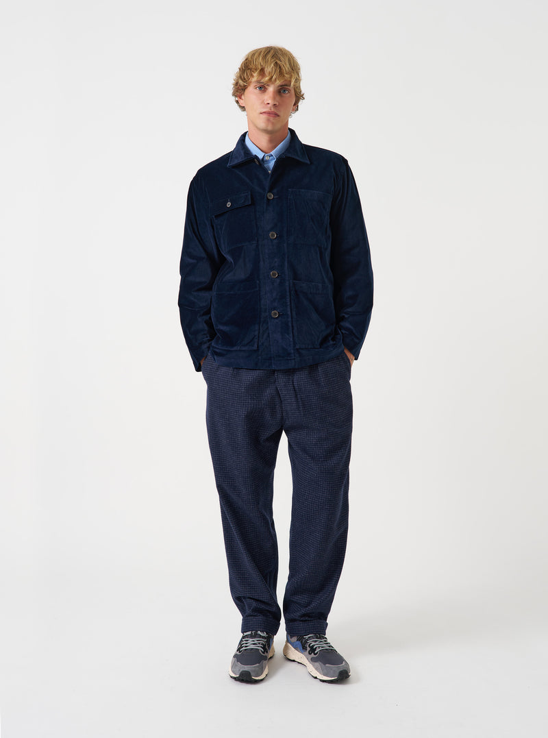 Navy CPH Velvet Dockside