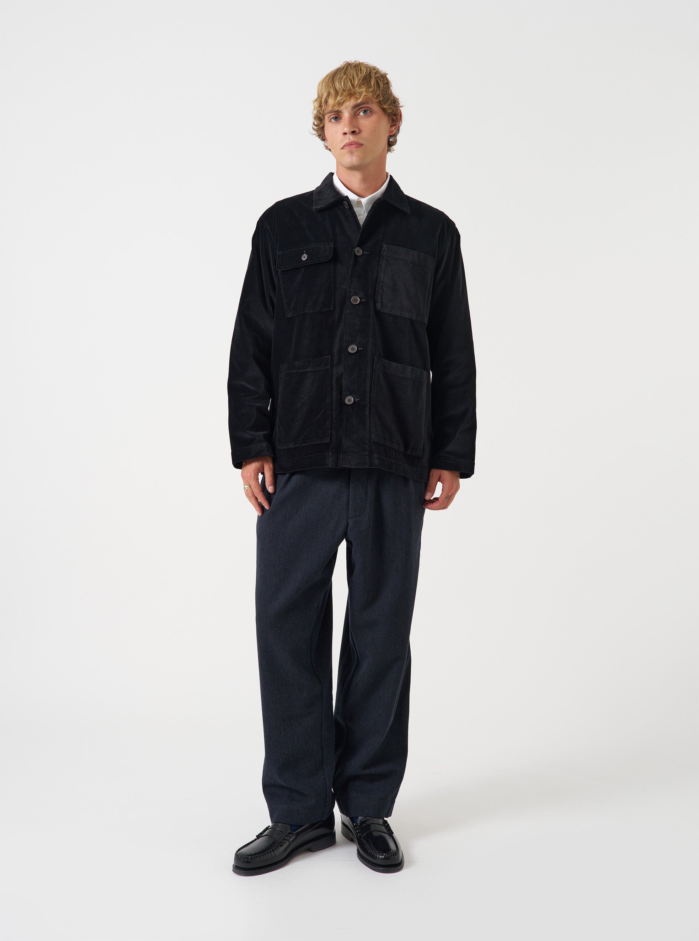 Men's Black CPH Velvet Dockside – Universal Works