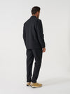 Charcoal Recycled Italian Tweed Two Button Jacket