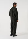 Olive Recycled Italian Tweed Two Button Jacket