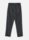 Charcoal Recycled Italian Tweed Military Chino