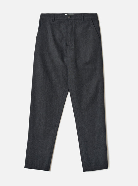 Men's Charcoal Recycled Italian Tweed Military Chino – Universal Works